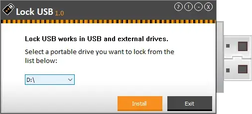 Lock USB Screenshot 1