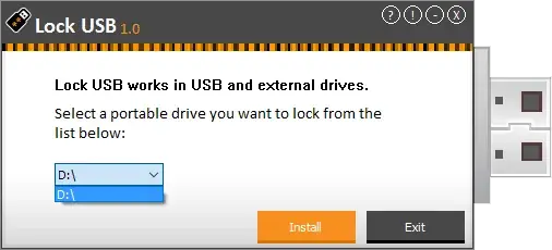 Lock USB Screenshot 3