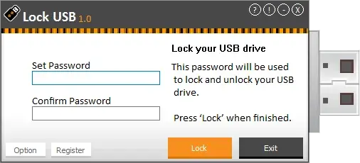 USB Locking Screenshot